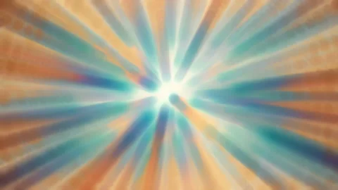 Rainbow Sunburst Blinking Colored Rays Of Lights Background Stock Footage 100202979