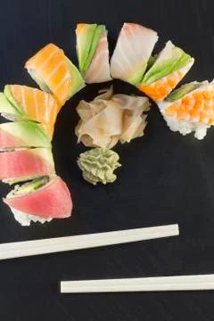 Rainbow Sushi Фото