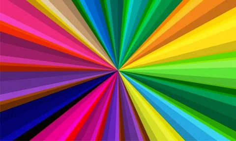 Rainbow Swirl Abstract Art Vector Image, abstract background Stock-Illustration