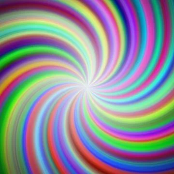 Rainbow swirl background Stock Illustration