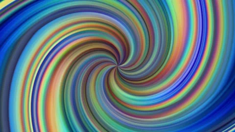 Rainbow Swirl Vortex Spiral Stock Footage 340297420