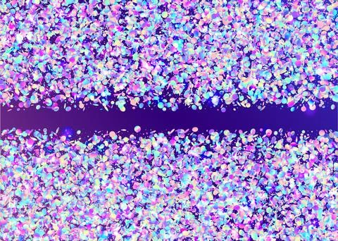 Rainbow Texture. Disco Carnaval Serpentine. Shiny Element. Neon Stock Illustration