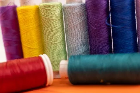 Rainbow Threads Stock Photos