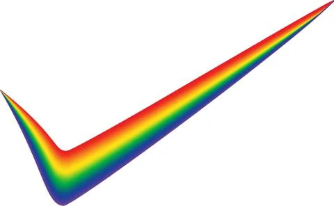 Rainbow Tick Stock Illustration