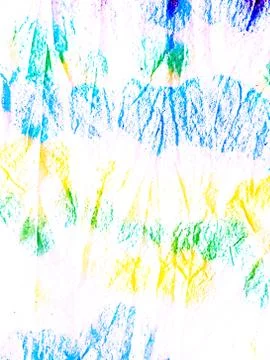 Rainbow Tie Dye Background. Ikat Zig Zag. Psychedelic Rainbow Abstract Aquare Stock Illustration