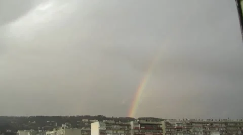 Rainbow timelapse 動画素材 22018455