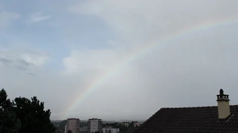 Rainbow Timelapse Stock Footage 29766361