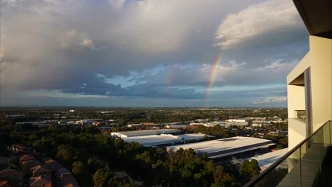 RAINBOW TIMELAPSE Stock Footage 195819827