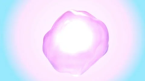 Rainbow transparent soap bubble bg rotate endless Stock Footage 337886129