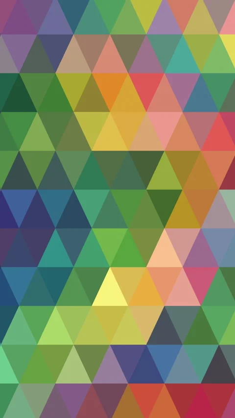 Rainbow Triangle Geometric Pattern Animation Looping Vertical Video Video stock 346639192