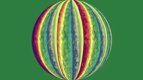 Rainbow umbrella and colorful egg background easter Stock Footage 337029946