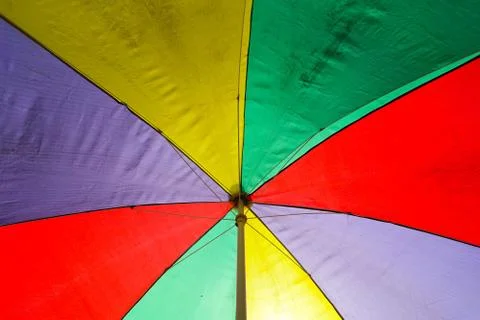 Rainbow Umbrella 스톡 사진