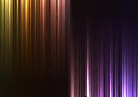 Rainbow upside down abstract bar line background Stock Illustration