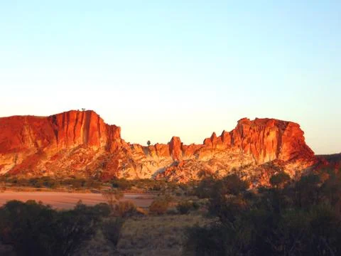 Rainbow valley Foto stock