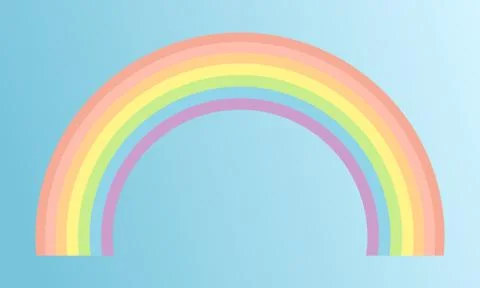 Rainbow vector background color Stock Illustration