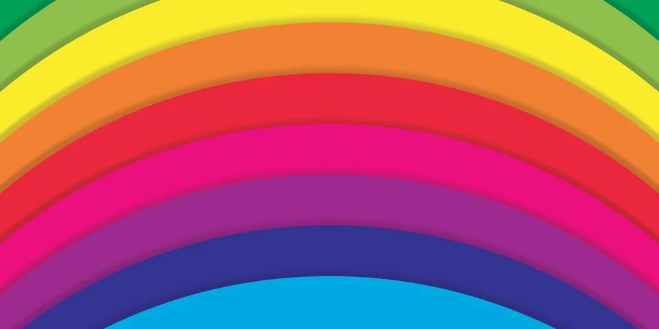 Rainbow vector background Stock Illustration