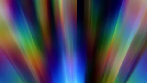 Rainbow Vertical Light Fan 動画素材 340297371