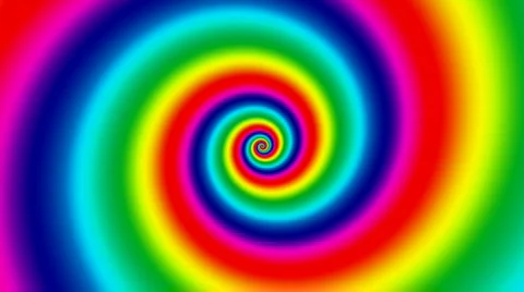 Rainbow Vertigo Background HD1080 Loopable Video stock 454865