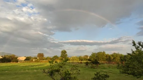 Rainbow view in nature Video stock 246127490