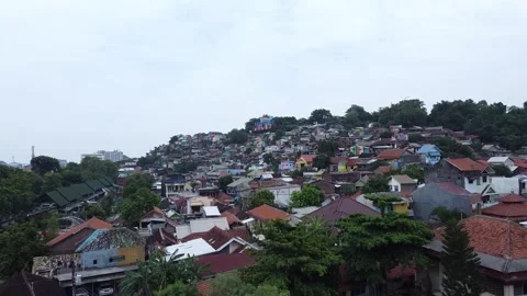 Rainbow Village Stock Footage 171150403