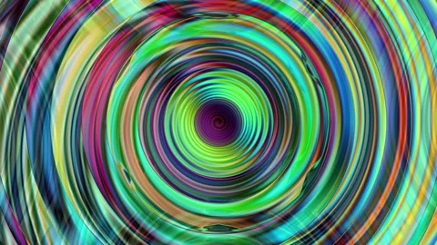Rainbow Vortex Hypnotic Reflections Background Loop Stock Footage 130197870