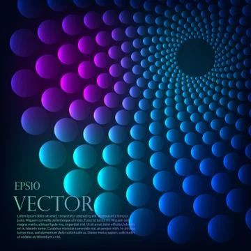 Rainbow vortex vector background 스톡 일러스트