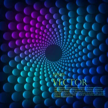 Rainbow vortex vector background Stock-Illustration