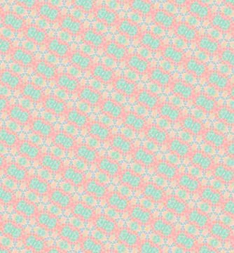 Rainbow warm horizon palette repeatable decorative tile pattern in cream puff, c Stock Illustration