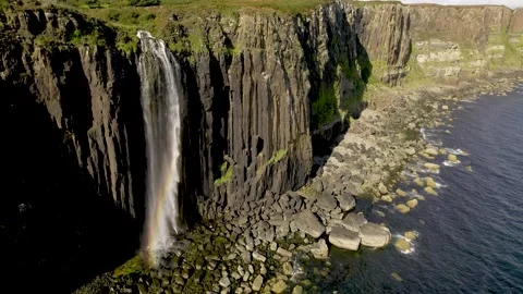 Rainbow waterfall 1 Stock Footage 263151268