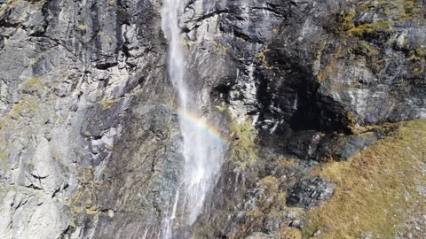 Rainbow in waterfall Stock Footage 290031161