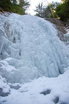 Rainbow waterfall 스톡 사진