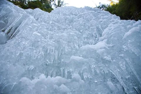 Rainbow waterfall 스톡 사진