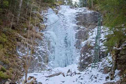 Rainbow waterfall Stock Photos