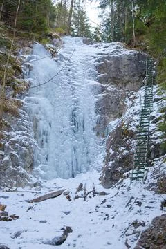 Rainbow waterfall 스톡 사진