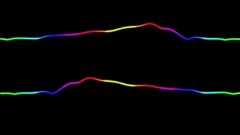 Rainbow-Wave-Animation Stock Footage 314321165