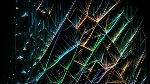 Rainbow Wave Pulses Stock Footage 302921607