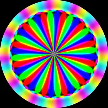 Rainbow waves generated texture Stock Illustration