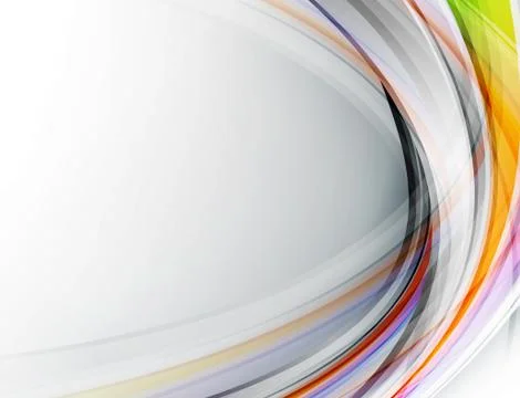 Rainbow wavy background Stock Illustration