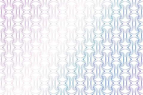 Rainbow white waves style line pattern bright light tech shape holiday paper Stock Illustration