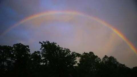 Rainbow Wide 2 Stock Footage 115643585