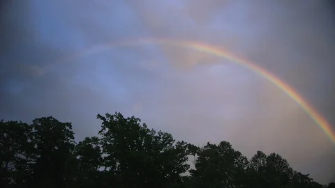 Rainbow Wide 3 Stock Footage 115643595