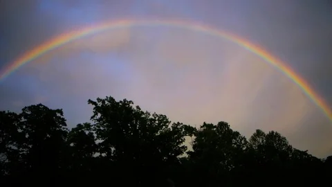Rainbow Wide Stock Footage 115642913