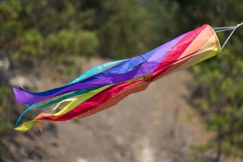 Rainbow Wind Sock Stock Photos