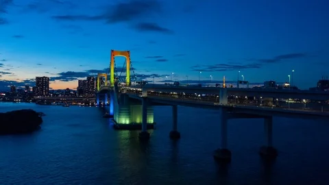 Rainbowbridge Hyperlapse Dusk &amp; Day Vidéo 102180036