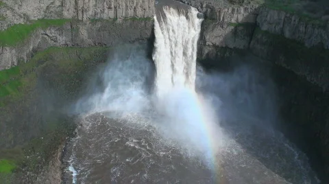 RainbowOverPalouseFalls 動画素材 517085