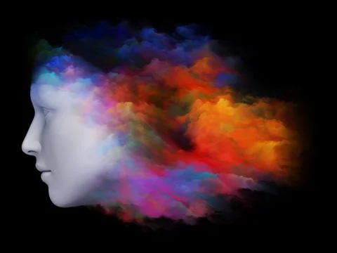 Rainbows of the Mind 库存插图
