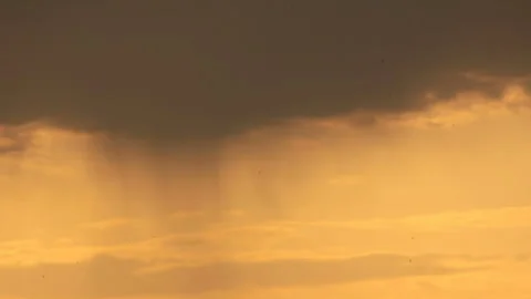 Raincloud on shine sky Stock Footage 90003749