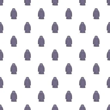 Raincoat clothing pattern for waterproof apparel design 스톡 일러스트