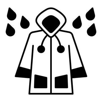 Raincoat Dualtone Icon Stock-Illustration