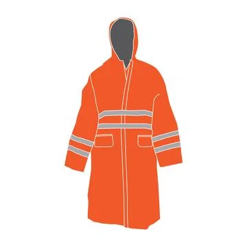 Raincoat icon design Stock Illustration